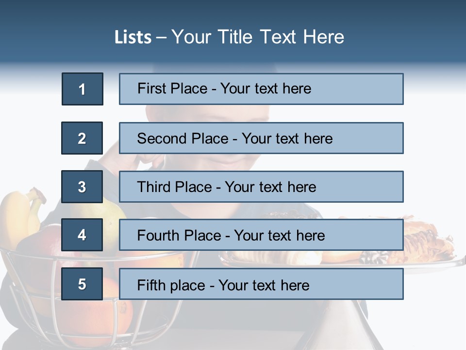 Fat Diet Unhealthy PowerPoint Template