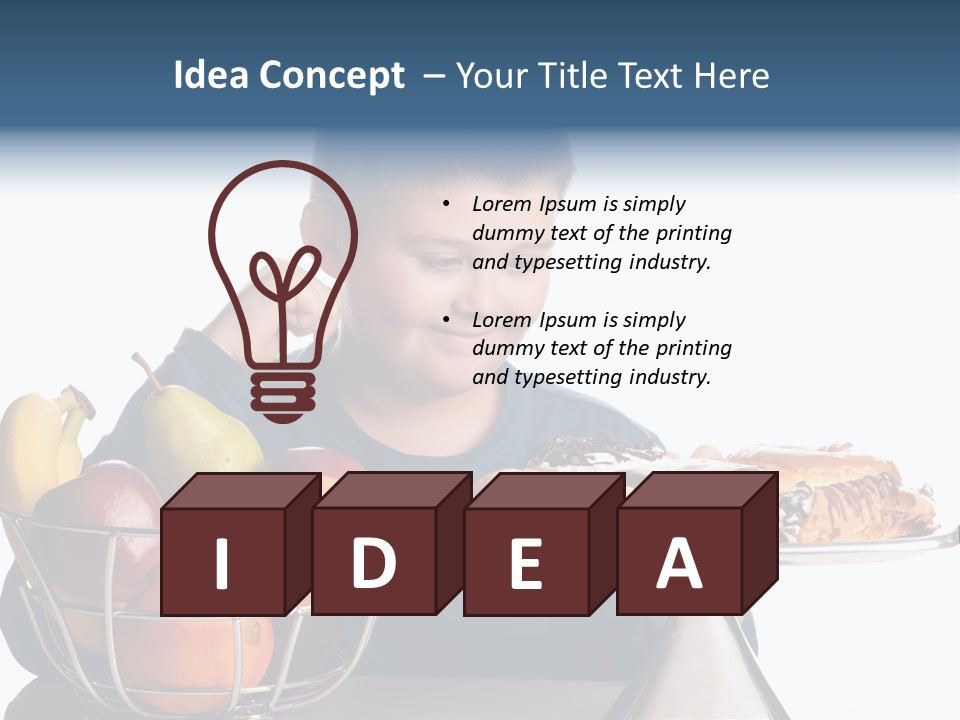 Fat Diet Unhealthy PowerPoint Template