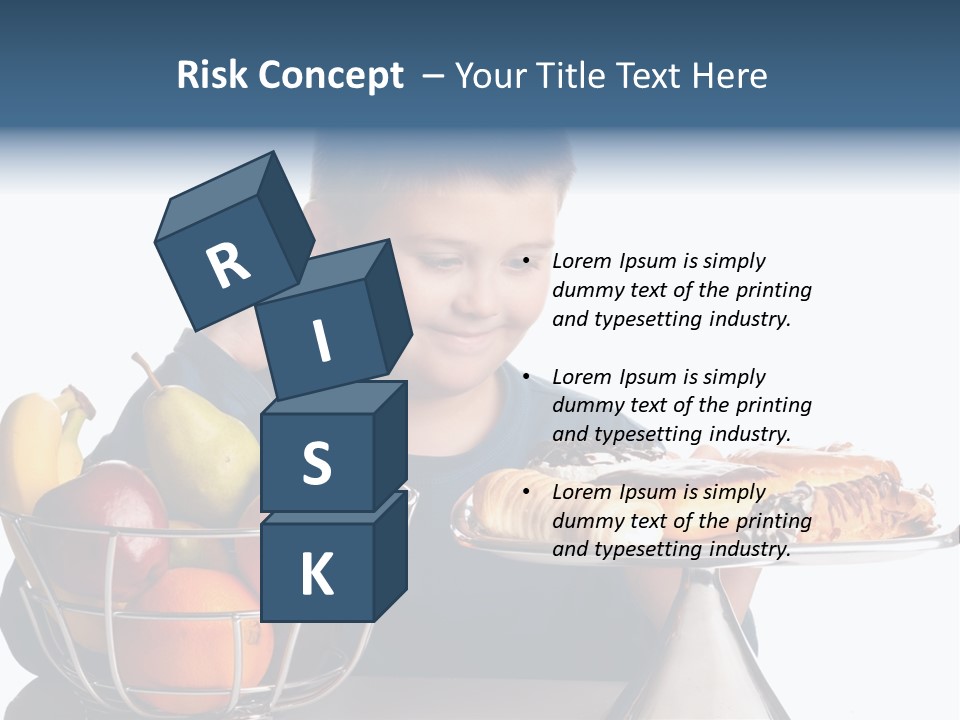 Fat Diet Unhealthy PowerPoint Template