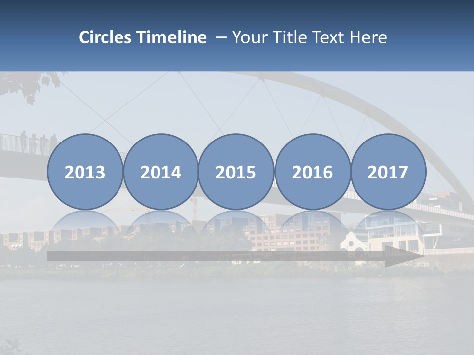 Water Pedestrian River PowerPoint Template