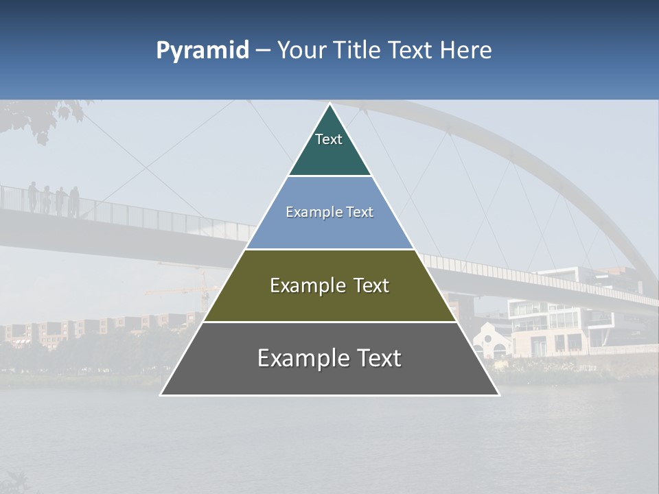 Water Pedestrian River PowerPoint Template