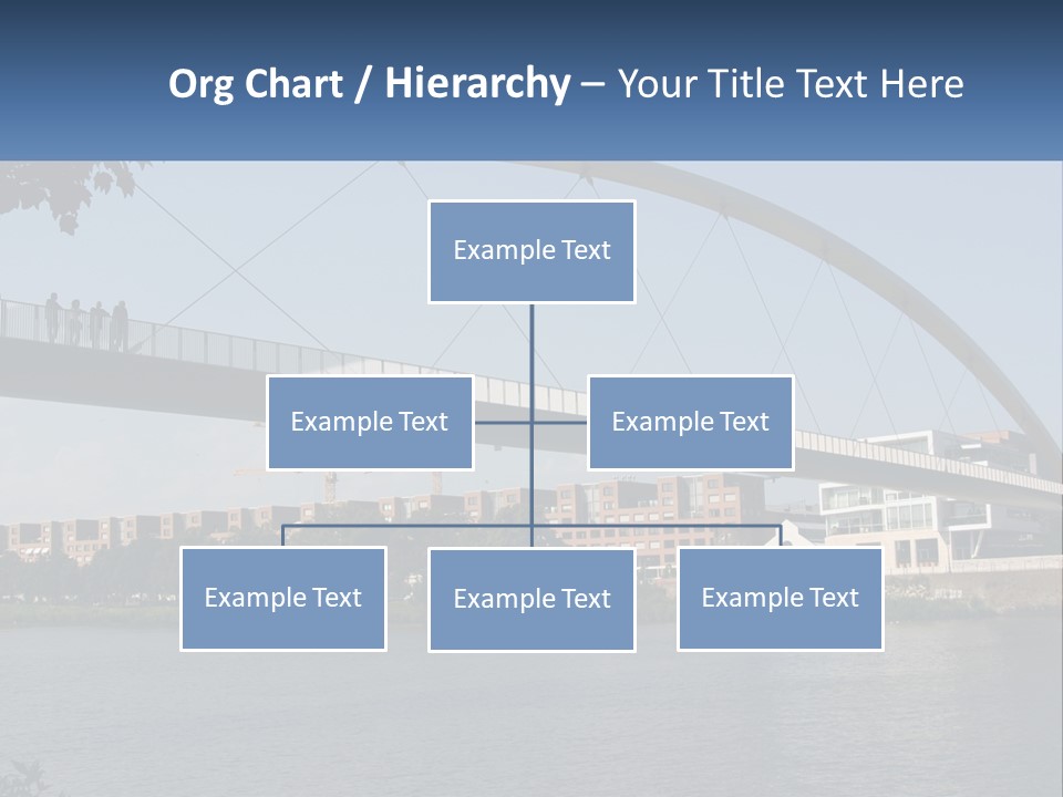 Water Pedestrian River PowerPoint Template