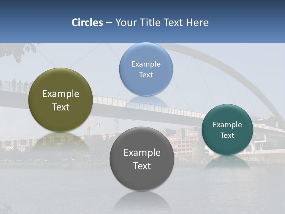 Water Pedestrian River PowerPoint Template