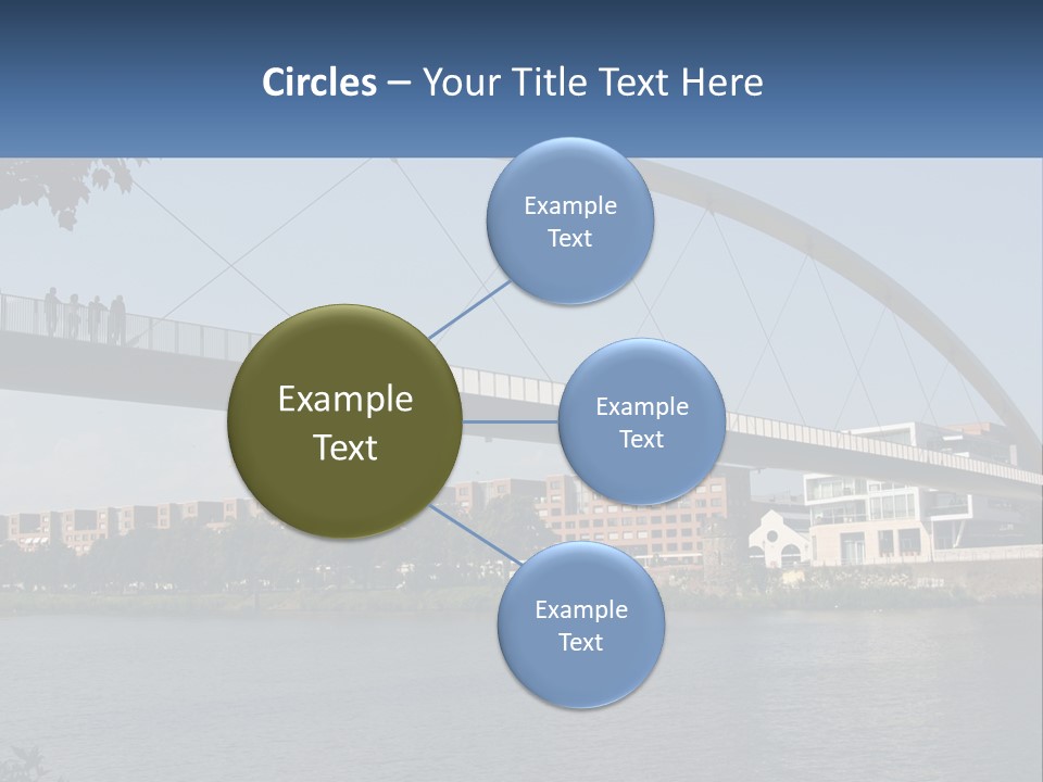 Water Pedestrian River PowerPoint Template