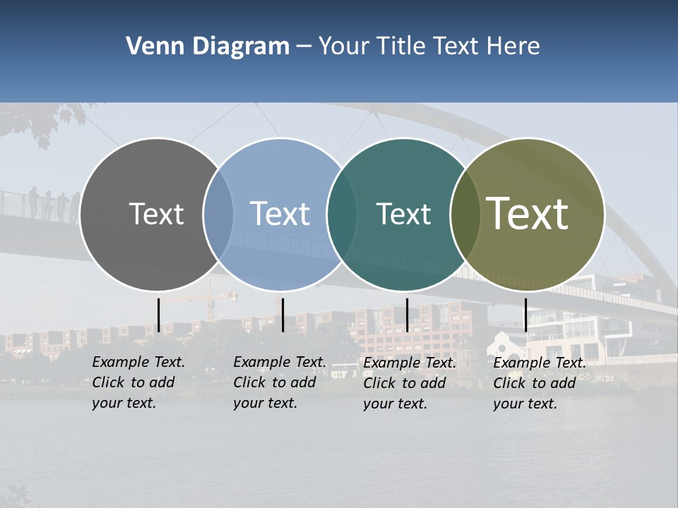 Water Pedestrian River PowerPoint Template