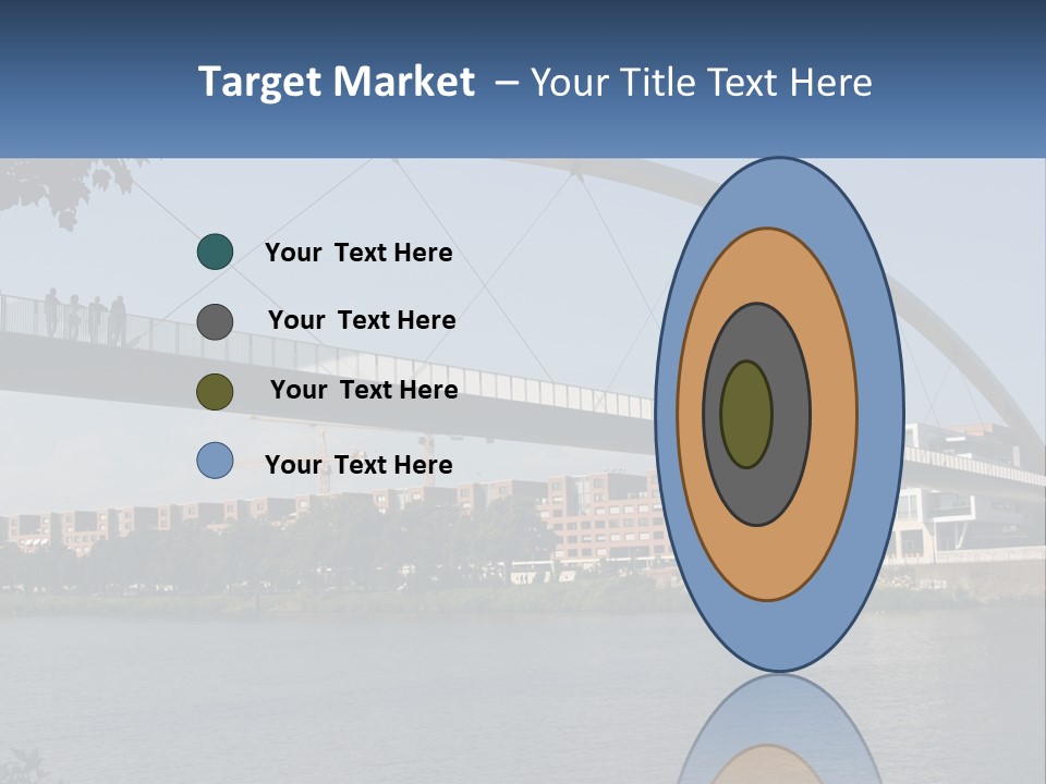 Water Pedestrian River PowerPoint Template