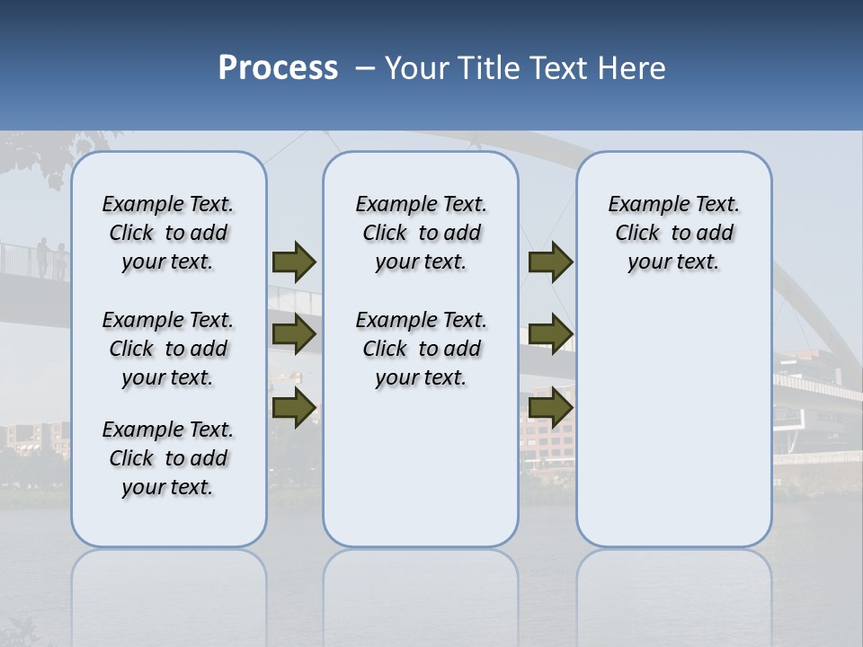 Water Pedestrian River PowerPoint Template