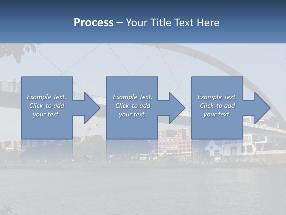 Water Pedestrian River PowerPoint Template