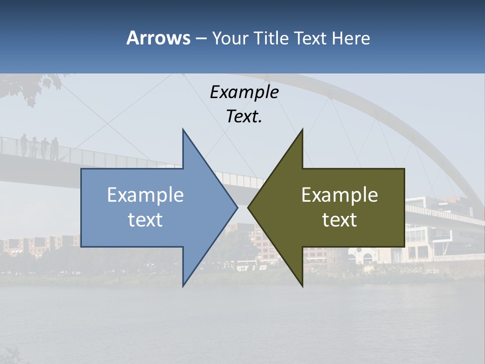 Water Pedestrian River PowerPoint Template