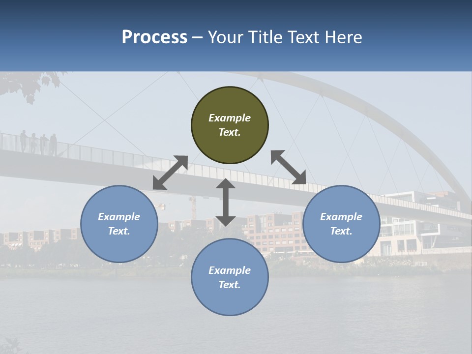 Water Pedestrian River PowerPoint Template