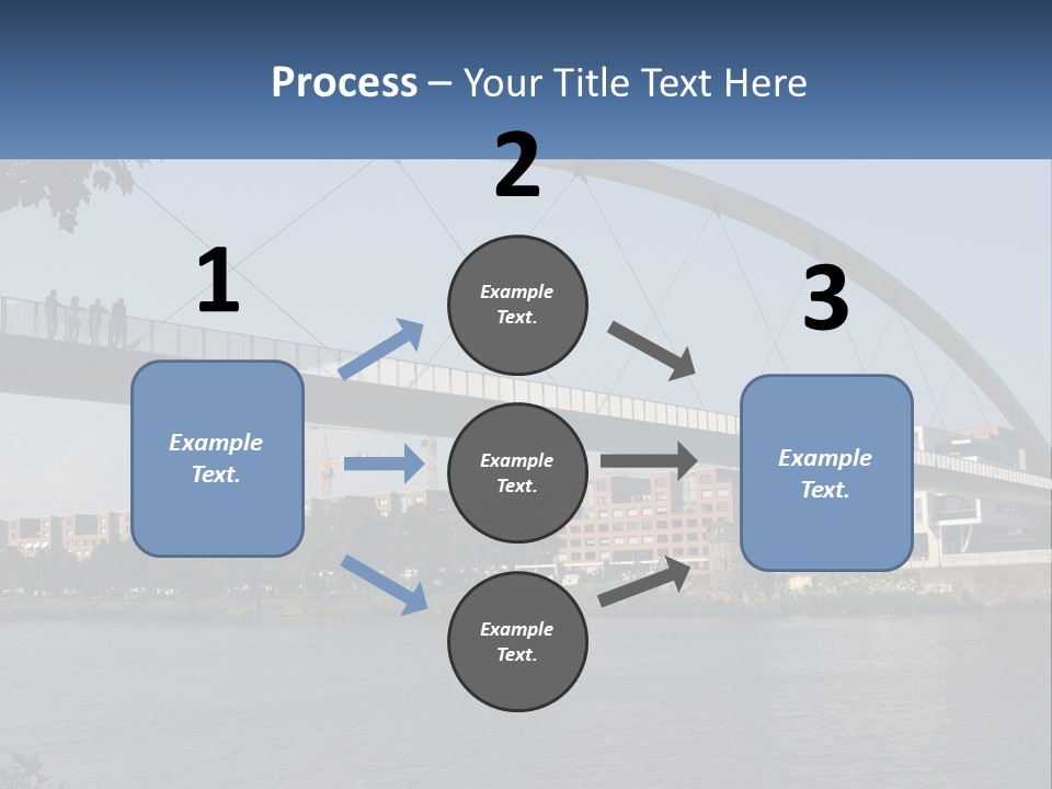 Water Pedestrian River PowerPoint Template