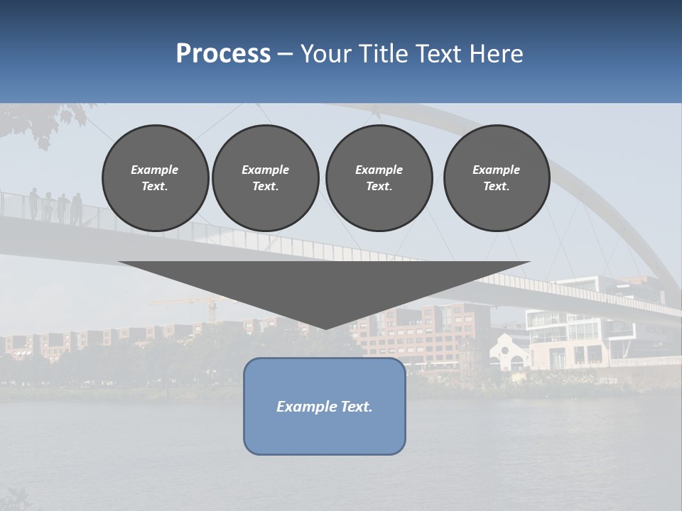 Water Pedestrian River PowerPoint Template