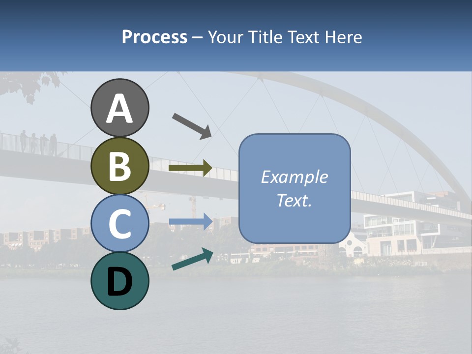 Water Pedestrian River PowerPoint Template