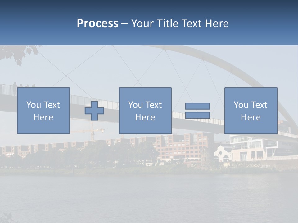 Water Pedestrian River PowerPoint Template