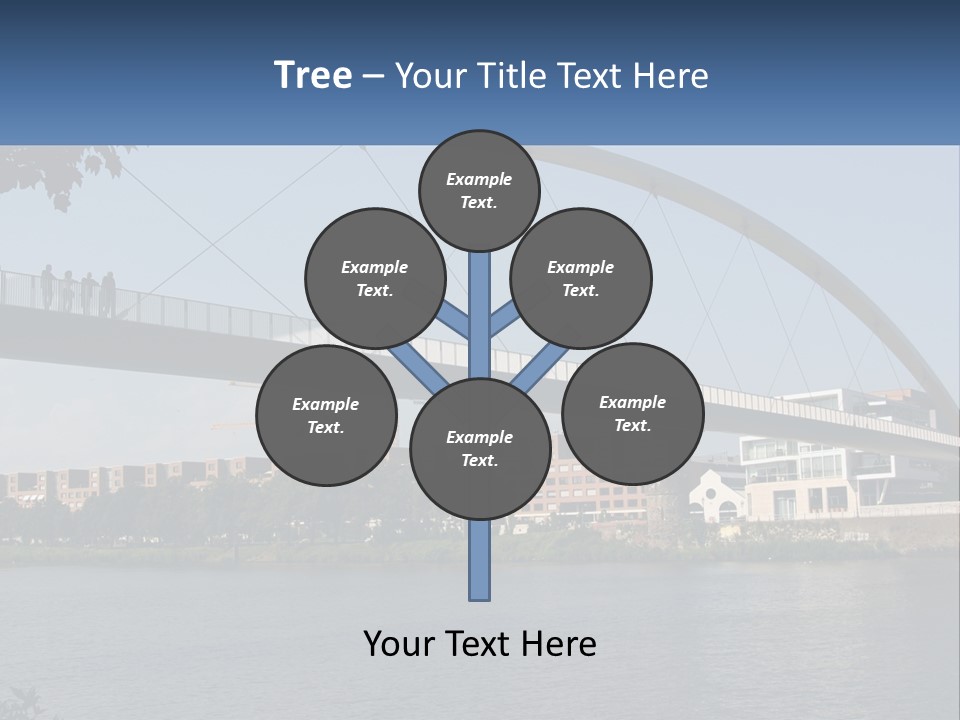 Water Pedestrian River PowerPoint Template