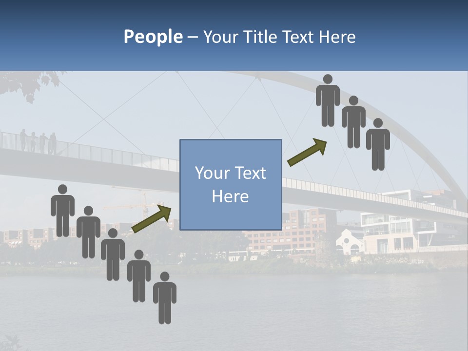 Water Pedestrian River PowerPoint Template