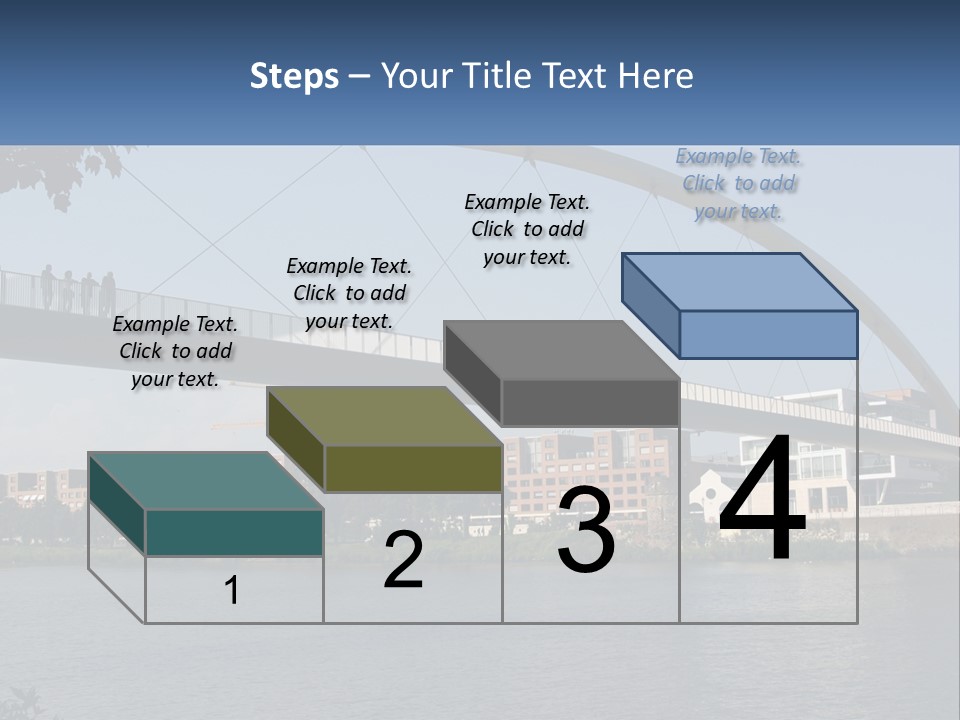 Water Pedestrian River PowerPoint Template