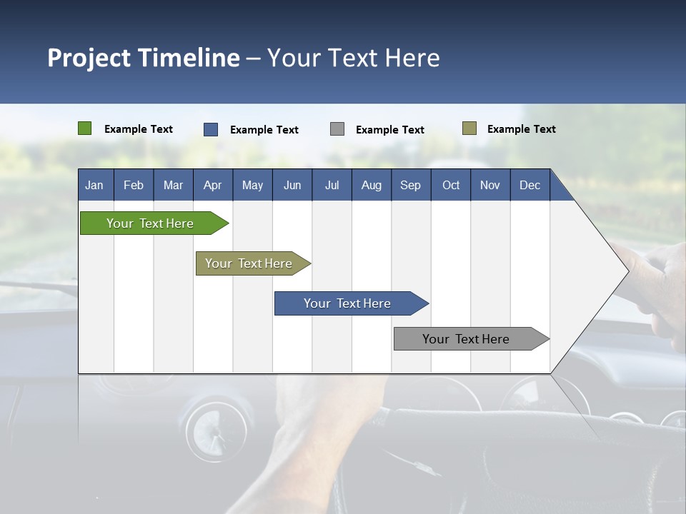 Hand Trip Journey PowerPoint Template