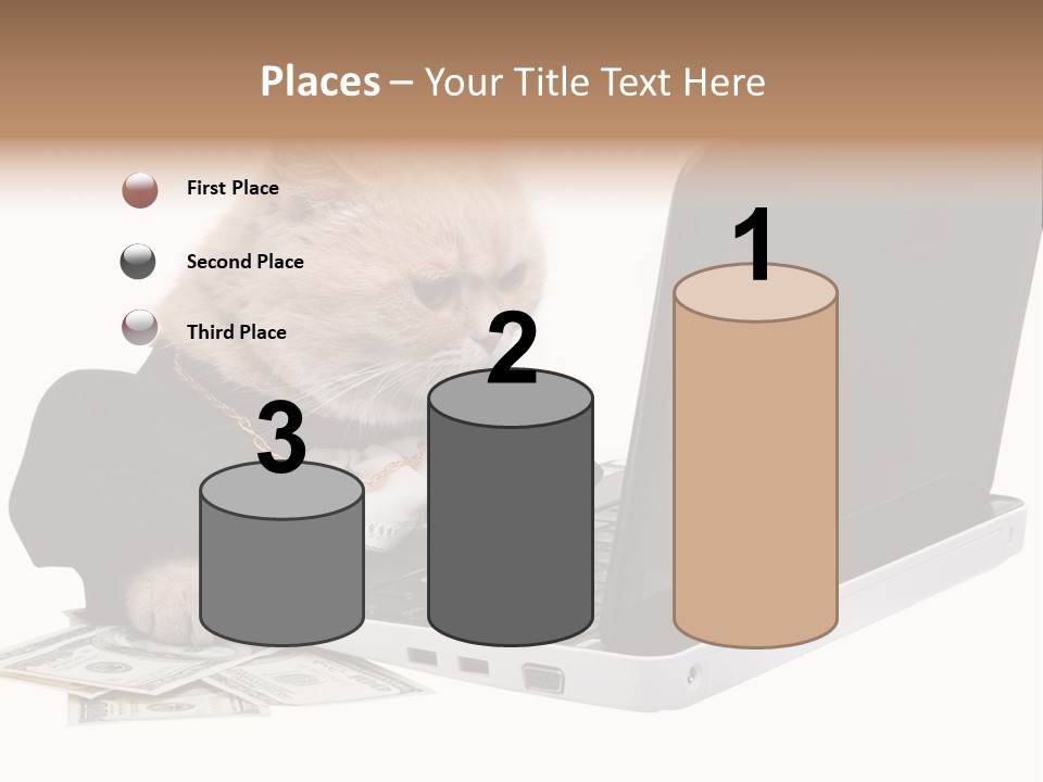 Dollar White Technology PowerPoint Template