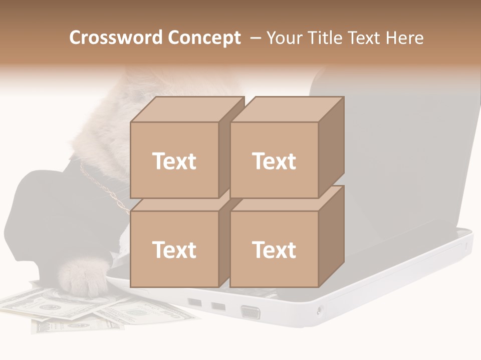 Dollar White Technology PowerPoint Template