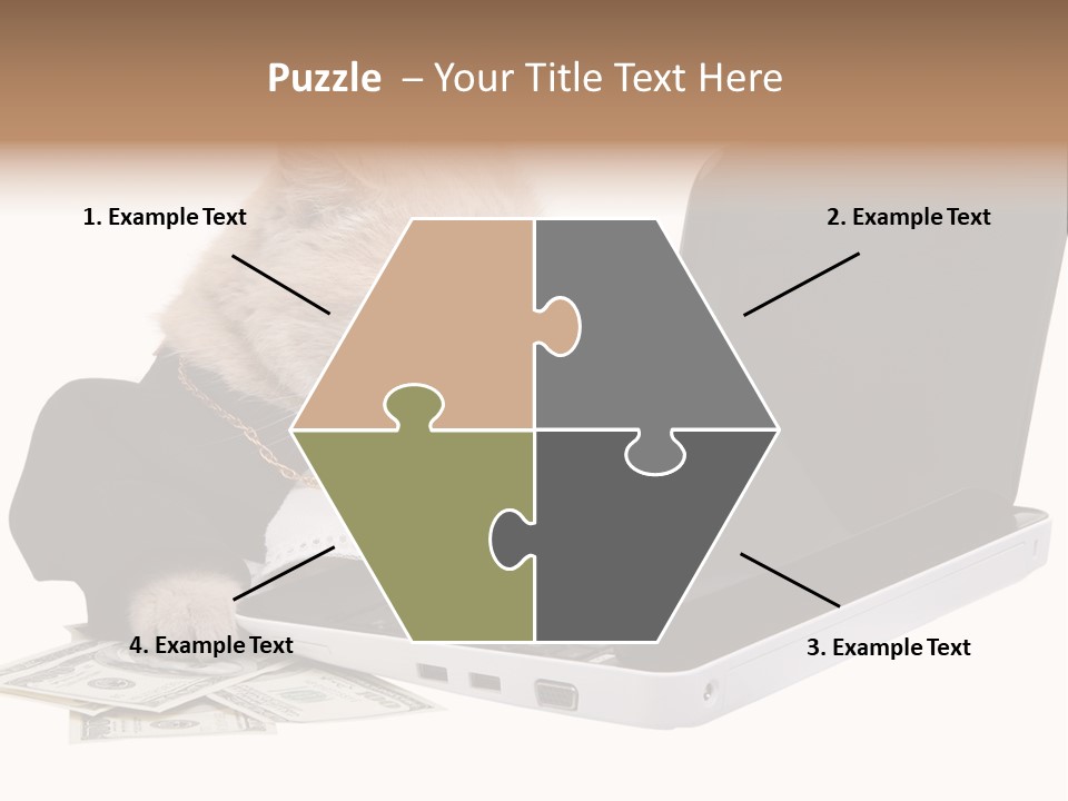 Dollar White Technology PowerPoint Template