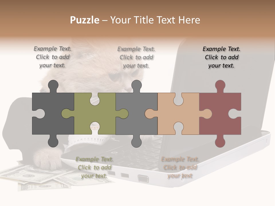 Dollar White Technology PowerPoint Template