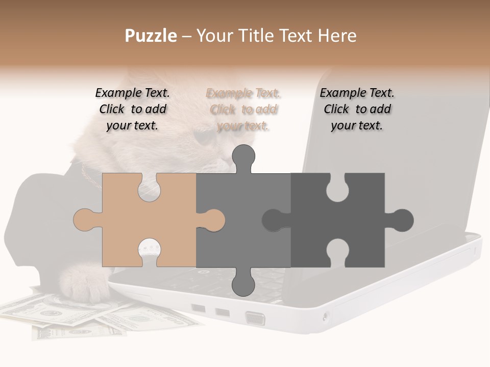 Dollar White Technology PowerPoint Template