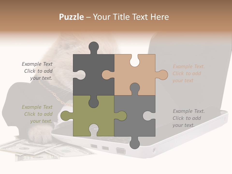 Dollar White Technology PowerPoint Template