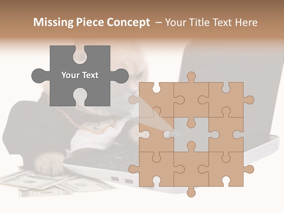 Dollar White Technology PowerPoint Template