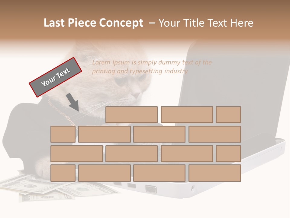 Dollar White Technology PowerPoint Template