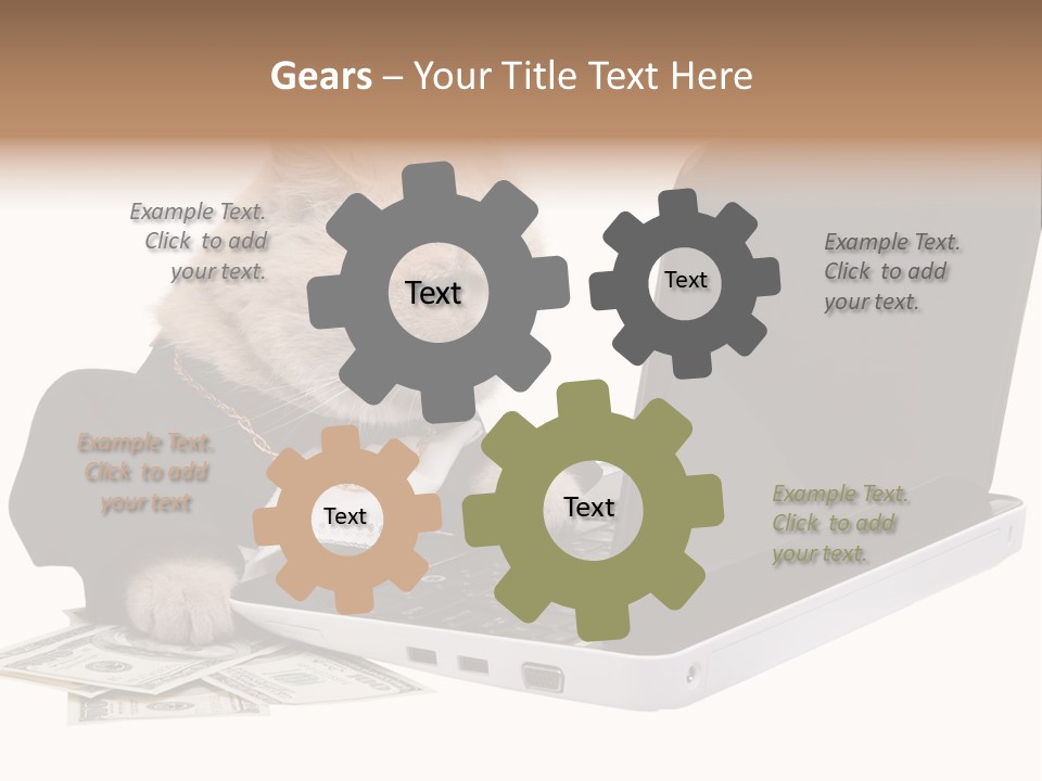 Dollar White Technology PowerPoint Template