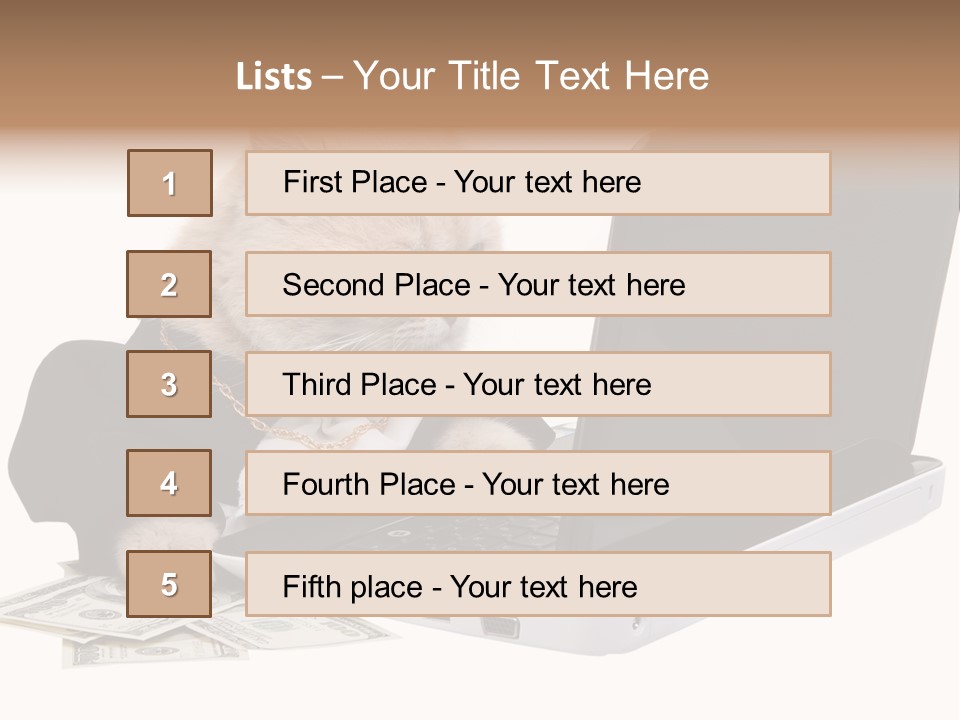 Dollar White Technology PowerPoint Template