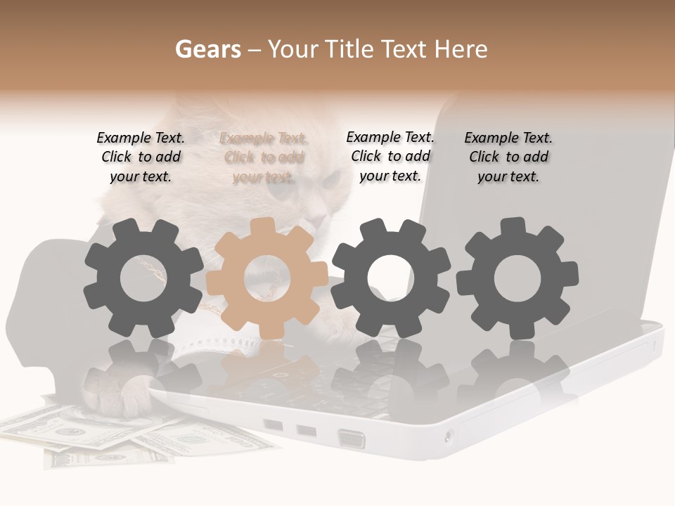 Dollar White Technology PowerPoint Template