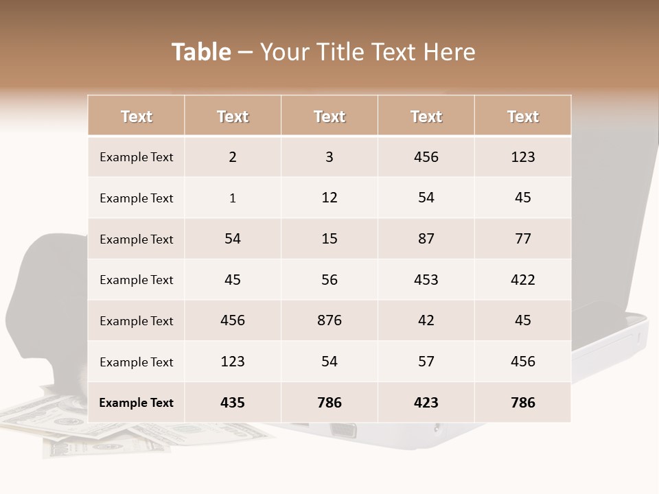 Dollar White Technology PowerPoint Template
