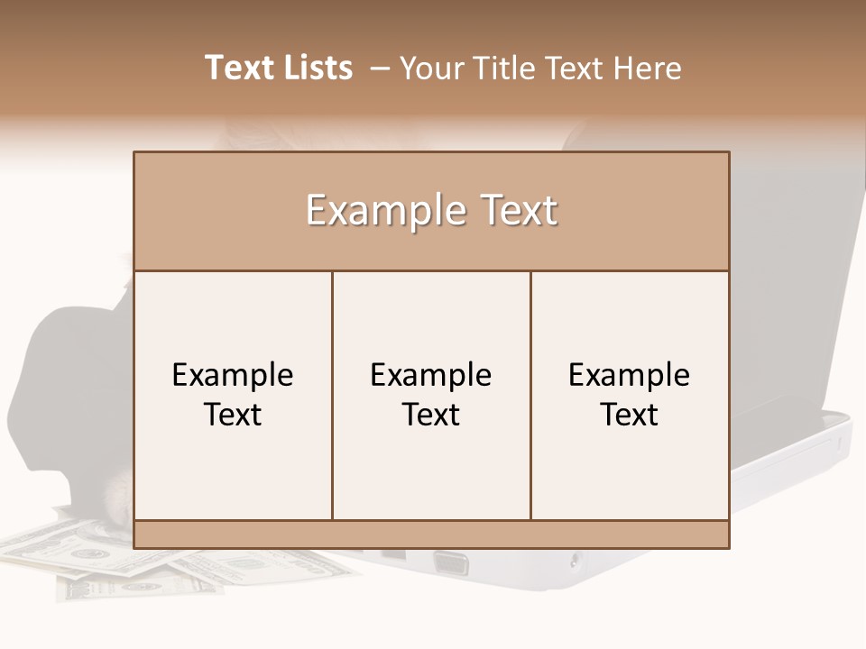Dollar White Technology PowerPoint Template