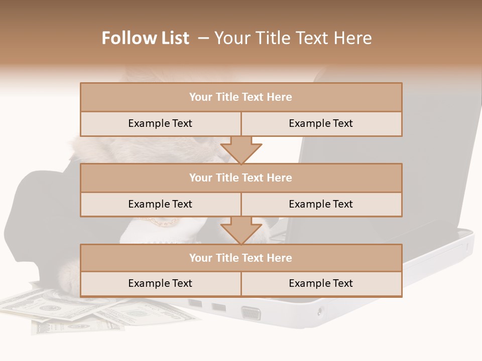 Dollar White Technology PowerPoint Template