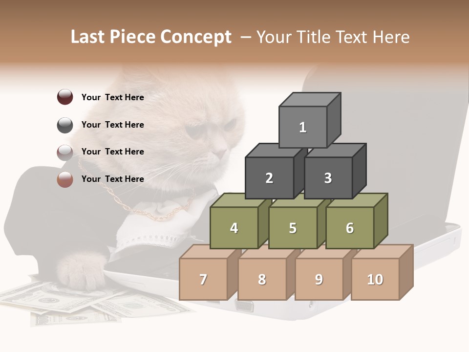 Dollar White Technology PowerPoint Template