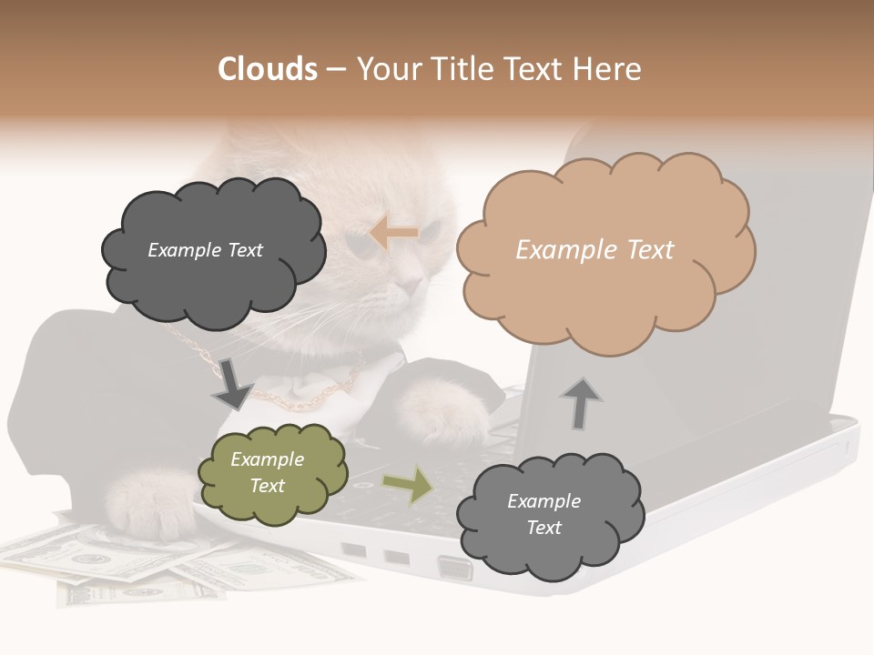 Dollar White Technology PowerPoint Template