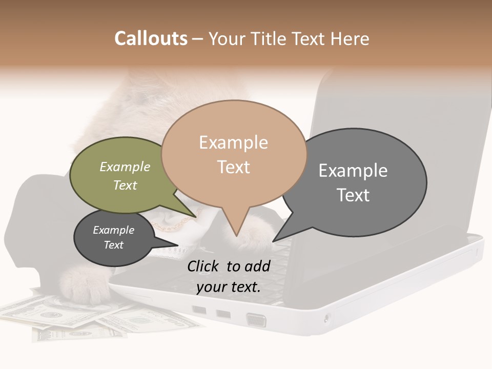 Dollar White Technology PowerPoint Template