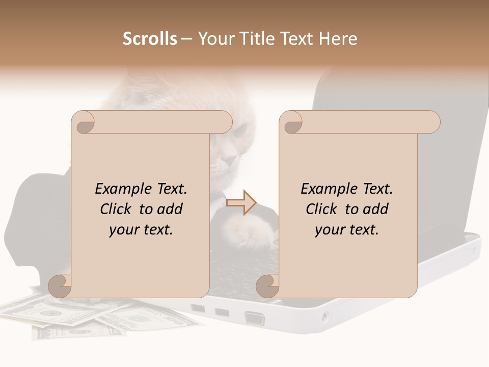 Dollar White Technology PowerPoint Template