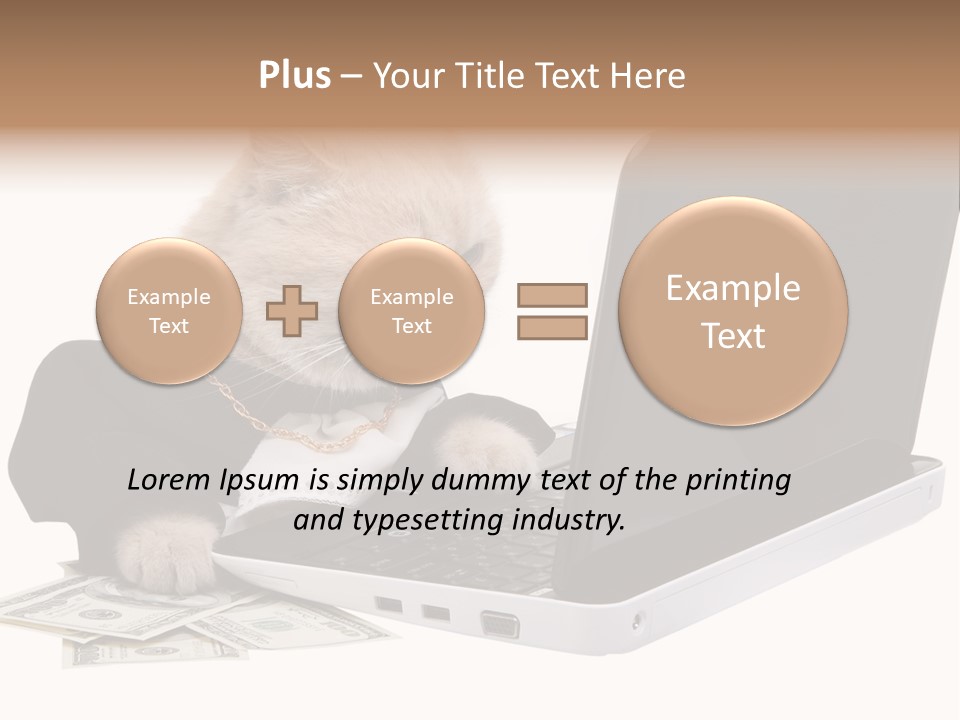 Dollar White Technology PowerPoint Template