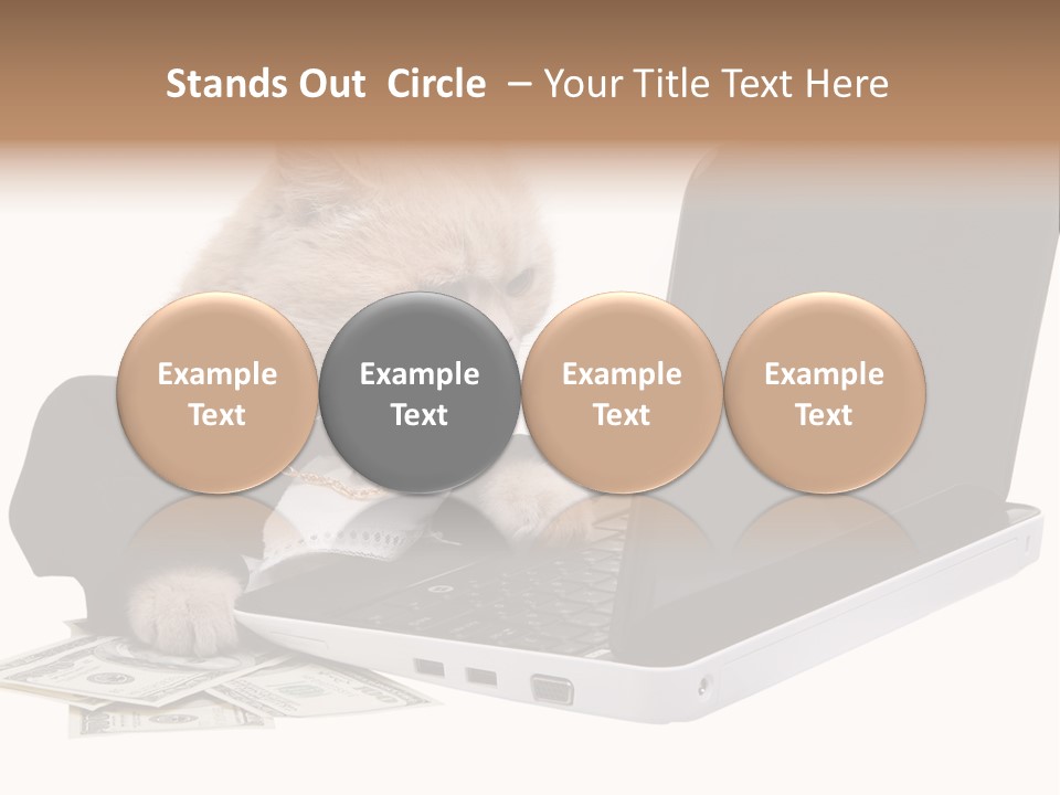 Dollar White Technology PowerPoint Template