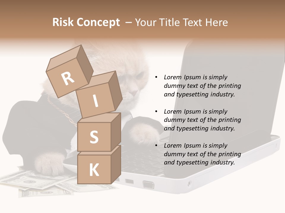 Dollar White Technology PowerPoint Template