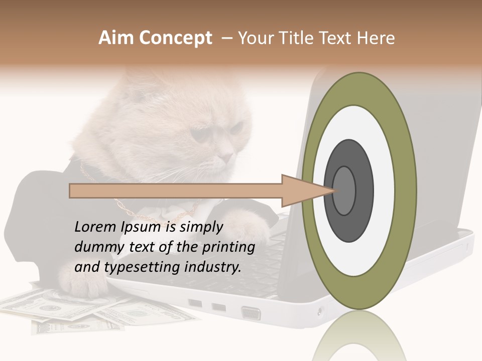 Dollar White Technology PowerPoint Template