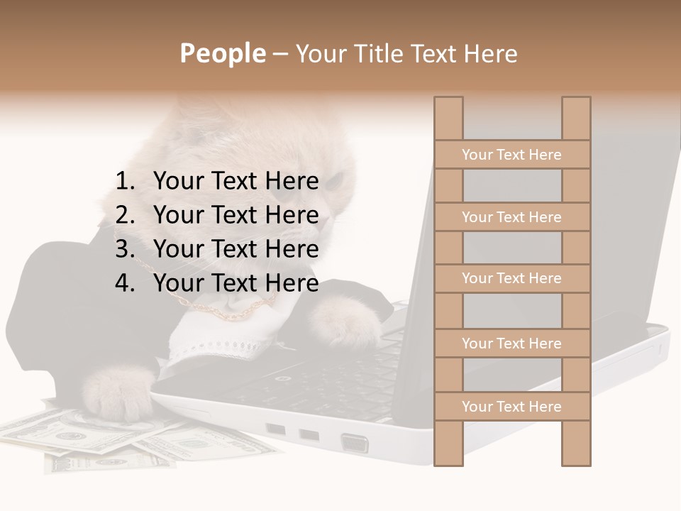 Dollar White Technology PowerPoint Template