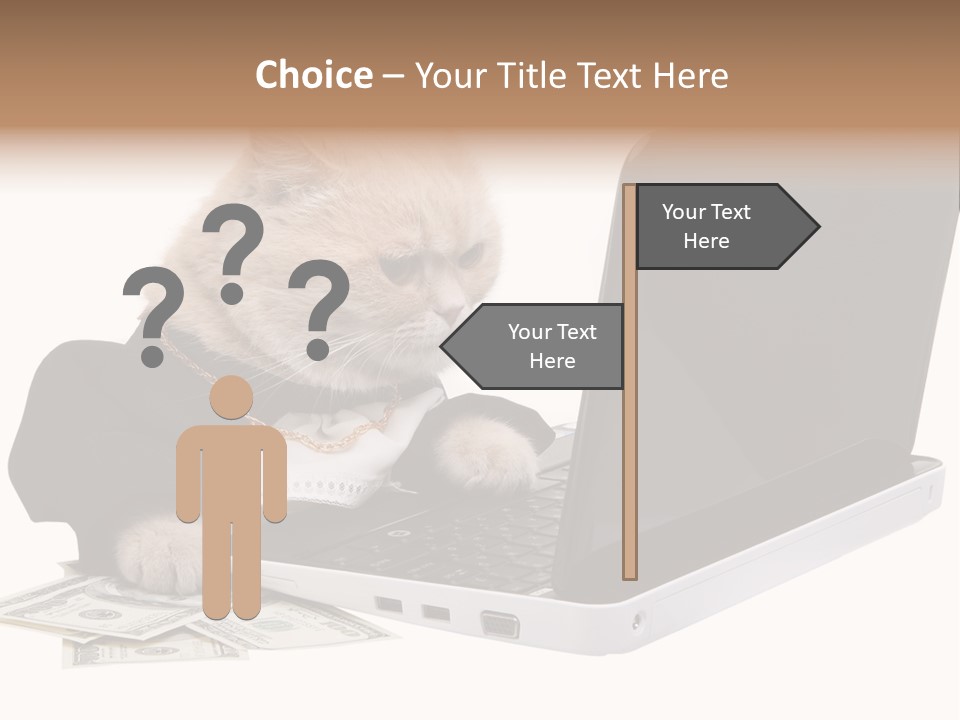 Dollar White Technology PowerPoint Template