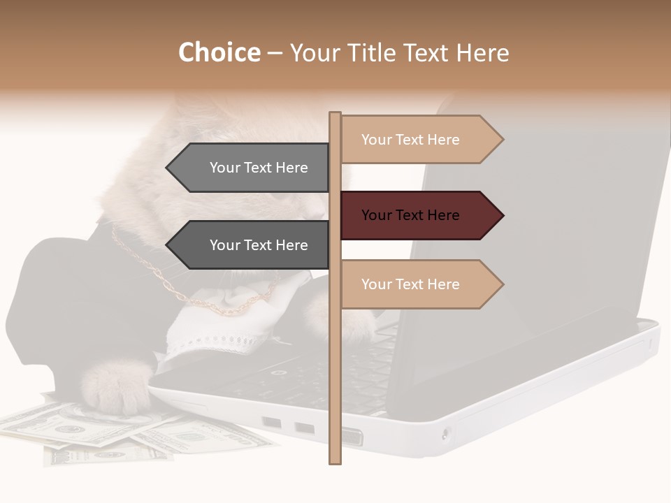 Dollar White Technology PowerPoint Template