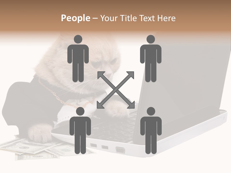 Dollar White Technology PowerPoint Template