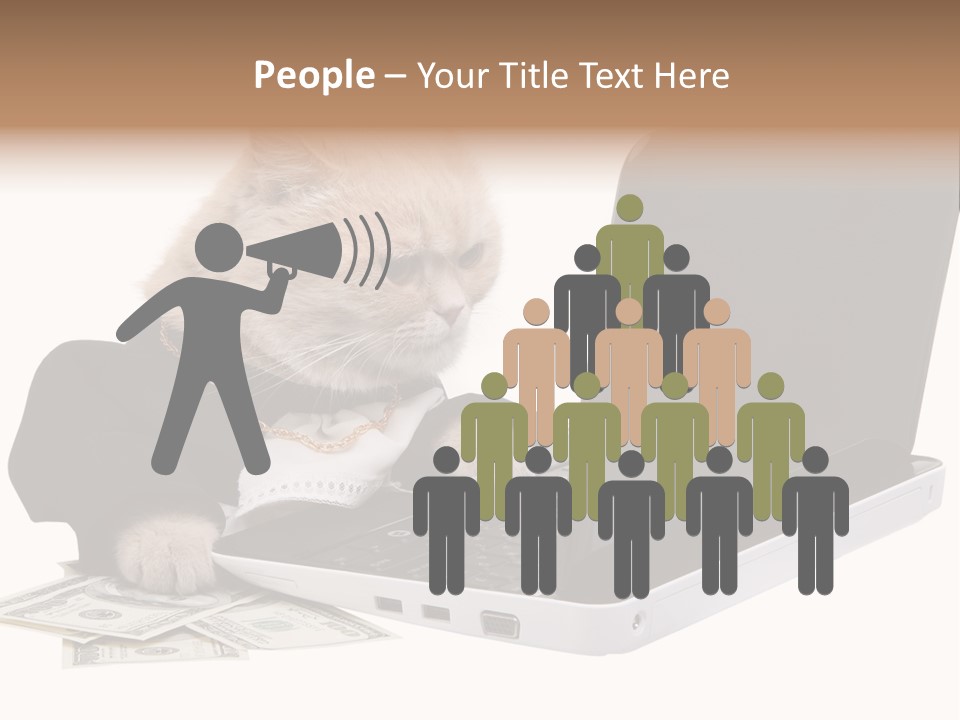 Dollar White Technology PowerPoint Template