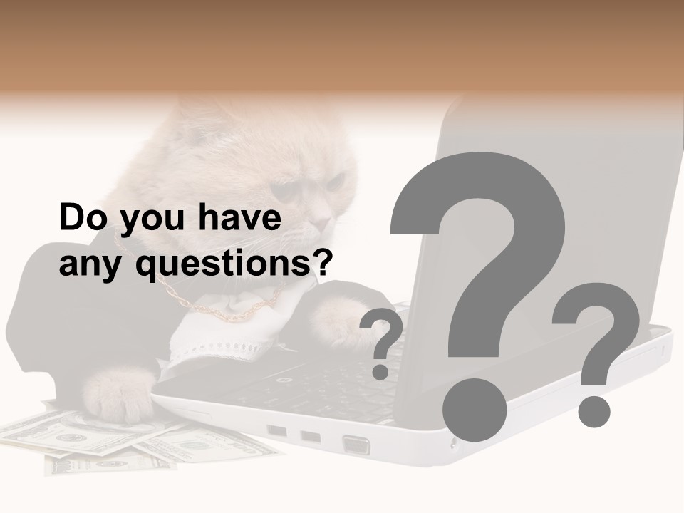 Dollar White Technology PowerPoint Template